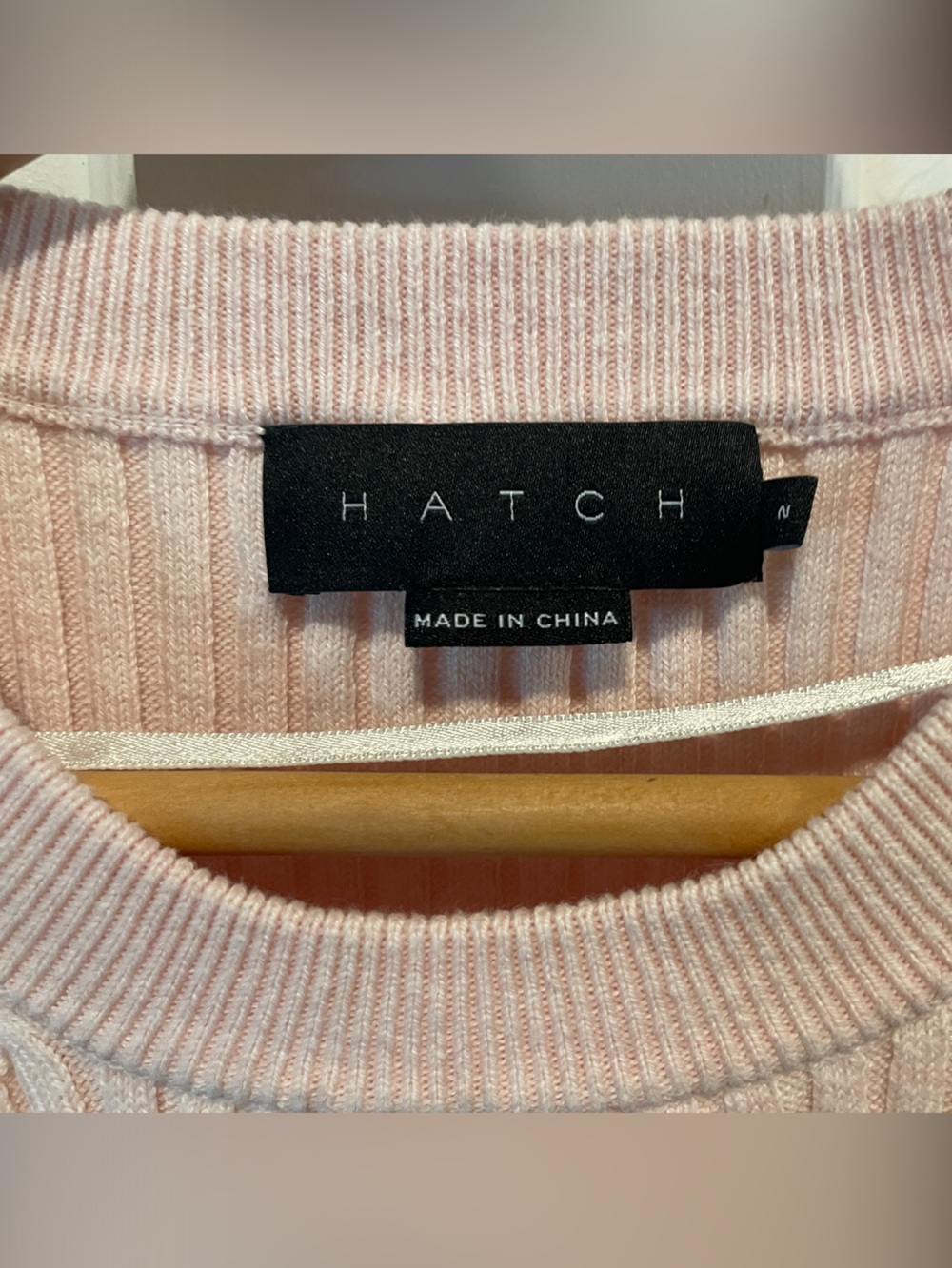 HATCH The Eliana Cotton Rib Sweater Dress, Size 2/M, Color: Rose Mauve